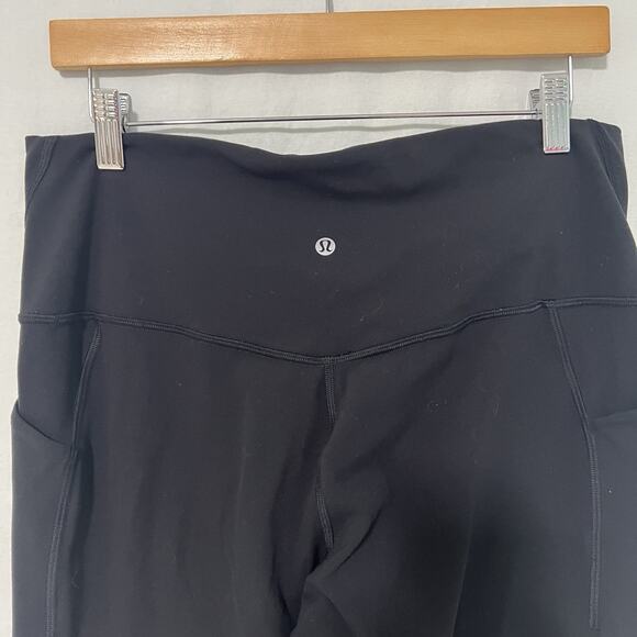 Lululemon Align Leggings Women Size 14 Black 25" Pockets Yoga Activewear - Picture 5 of 12